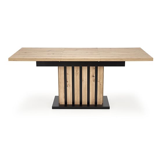 LAMELLO kihúzható asztal 160-210/90 cm tölgy artisan/fekete