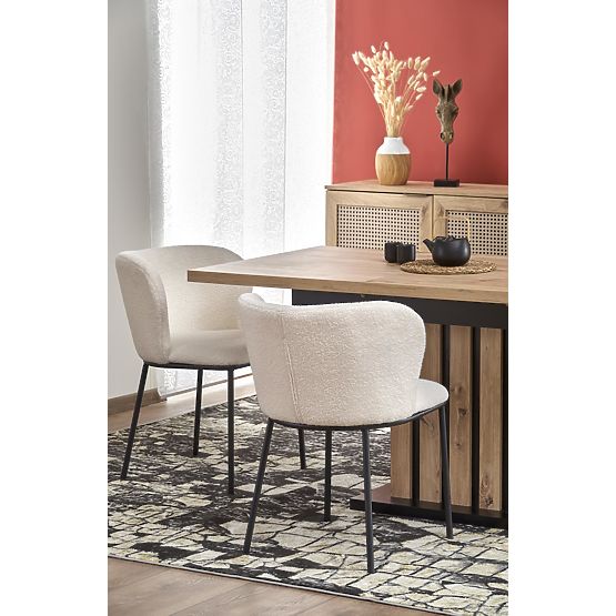 LAMELLO kihúzható asztal 160-210/90 cm tölgy artisan/fekete