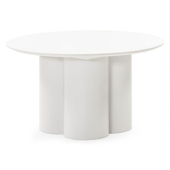 Lazaro dohányzóasztal 80 cm, kerek, szürke-bézs