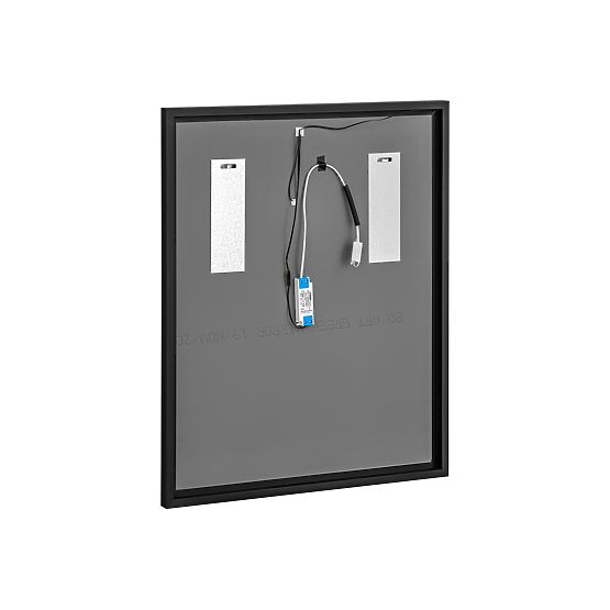 LED tükör keretben