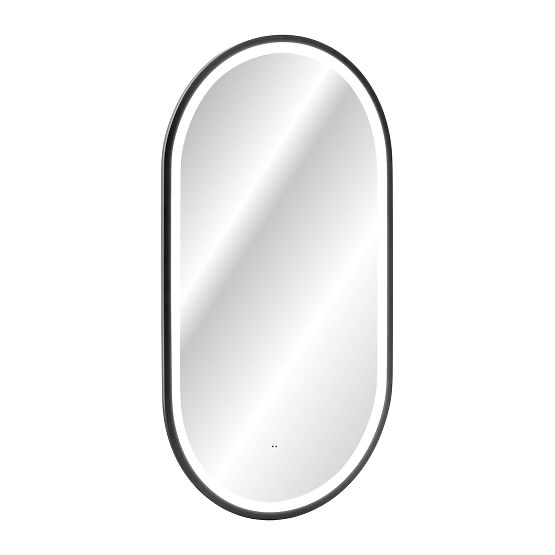 LED tükör keretben