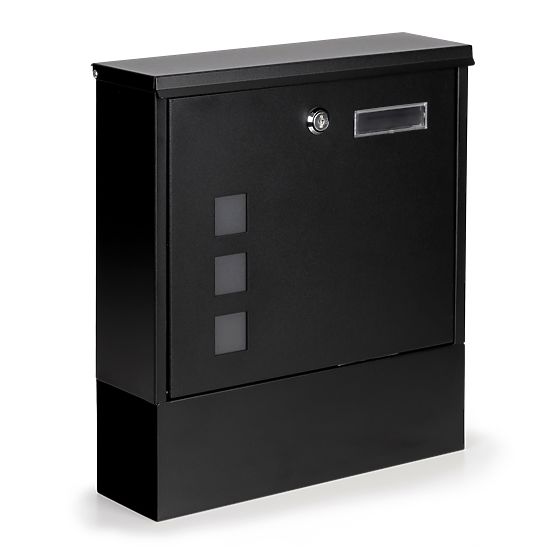 Levél- és szórólaptartó postaláda újságtartóval