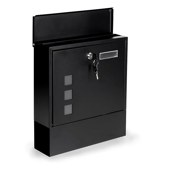Levél- és szórólaptartó postaláda újságtartóval