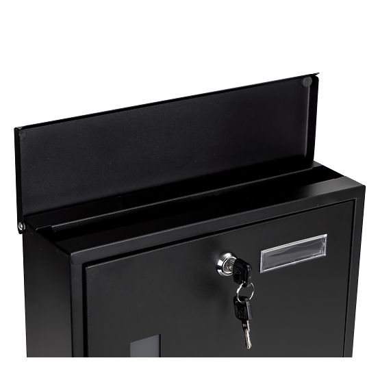 Levél- és szórólaptartó postaláda újságtartóval