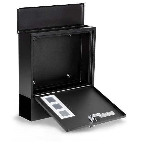 Levél- és szórólaptartó postaláda újságtartóval