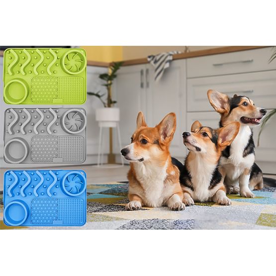 LICK MAT ÉTELLASSÍTÓ SZÜRKE