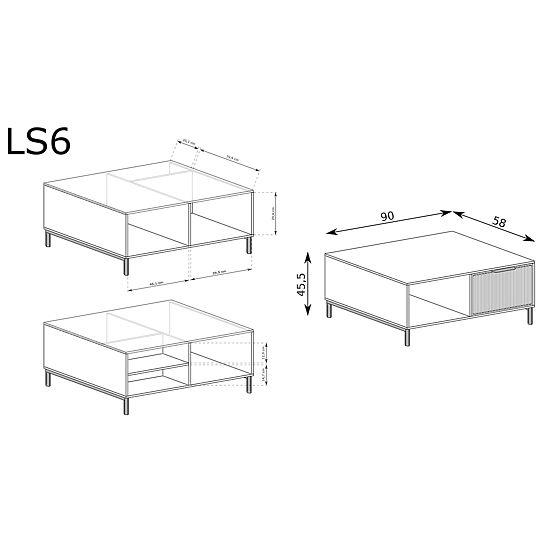 LINKaSTYLE konferencia asztal LS6 kasmír