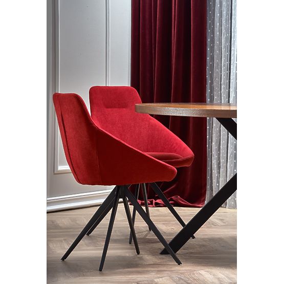 LOCARNO asztal, lap - dió, láb - fekete (2p=1db)