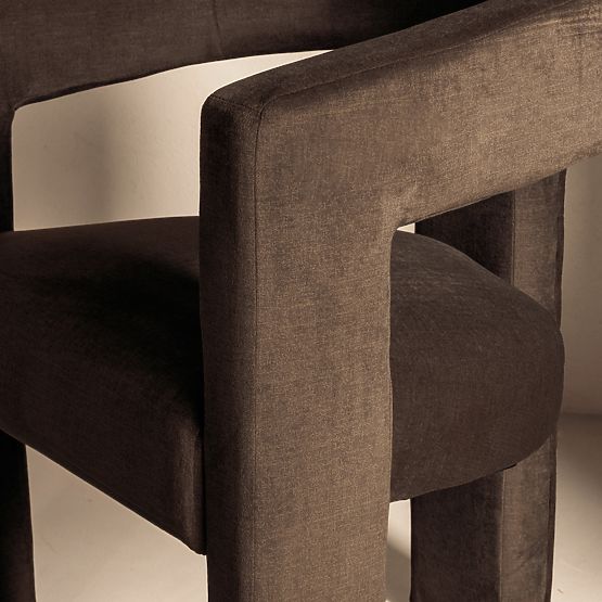 Lory relaxációs fotel csokoládé színben, velúr