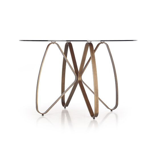 LUNGO antik arany / barna asztal (2p=1db)