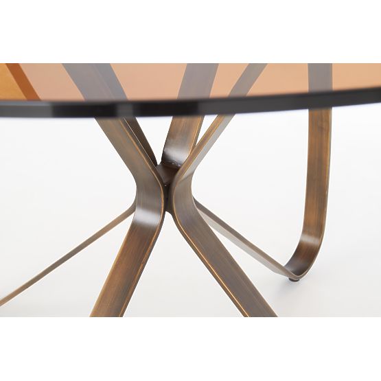 LUNGO antik arany / barna asztal (2p=1db)