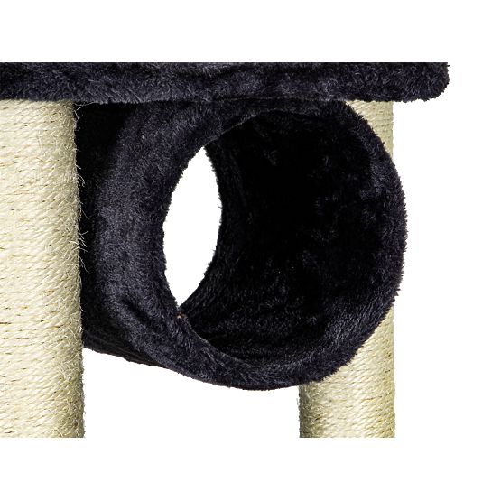 Macskakaparó ház ágy fa szürke