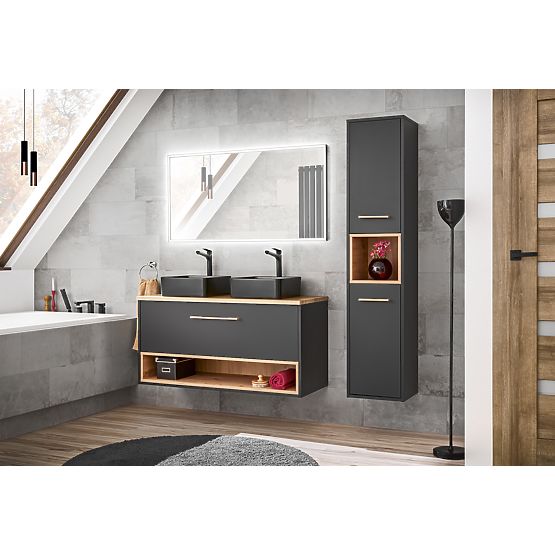 Magas szekrény 2 ajtóval