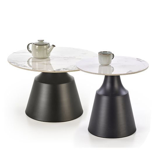 MAGNETA 2 pad készlet, fehér márvány / fekete (2p=1db)