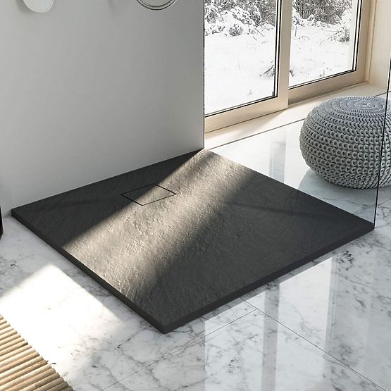 Magnum Black Zuhanytálca 90x90