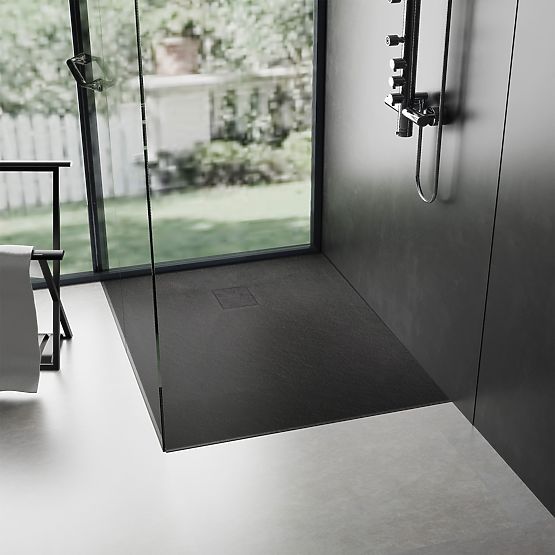 Magnum Black Zuhanytálca 90x90