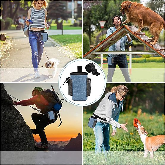 MAILO kék kutya jutalomfalat táska