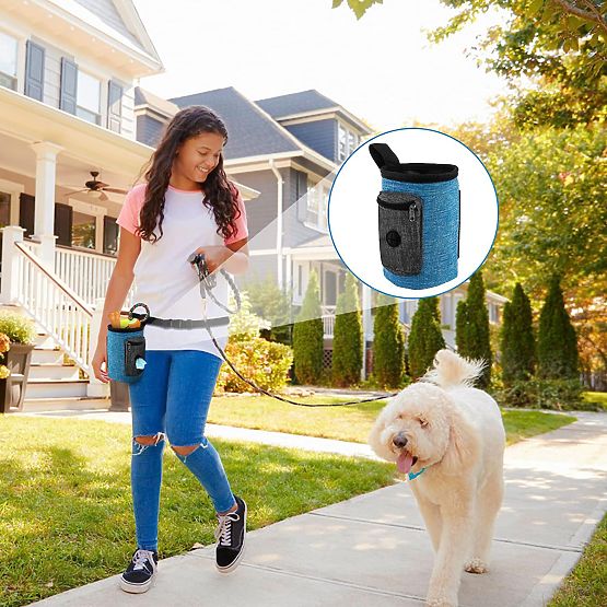 MAILO kék kutya jutalomfalat táska