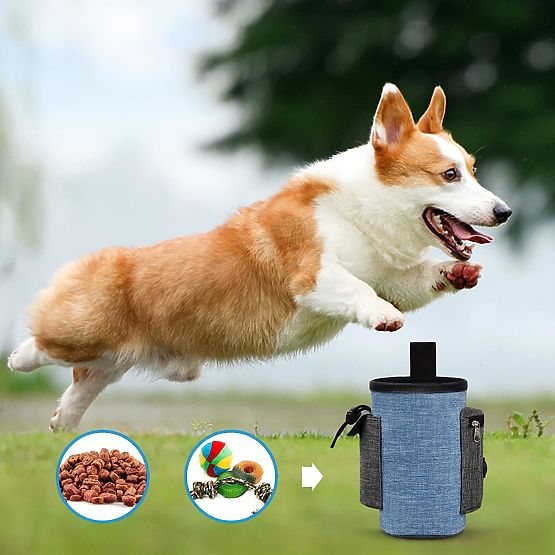 MAILO kék kutya jutalomfalat táska