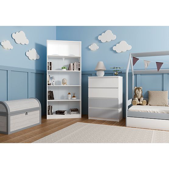 Malwa M4 ARTESO BLUE Kék Komód