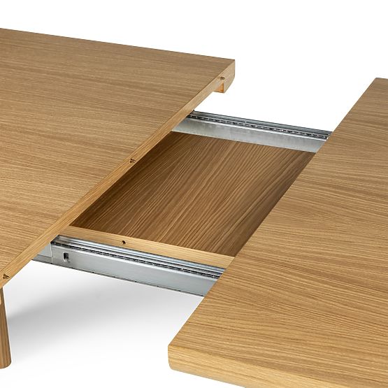 Marbella kihúzható asztal 160-200 cm, téglalap alakú, természetes