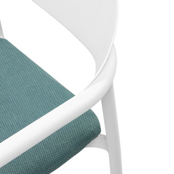 Marinelli kerti garnitúra, kihúzható asztal 230-300 cm + 8 szék, alumínium, fehér