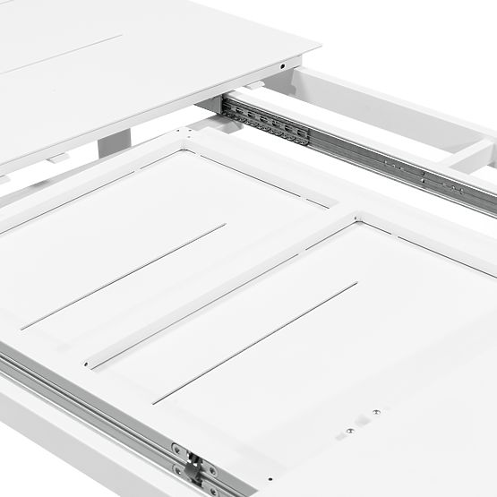 Marinelli kerti garnitúra, kihúzható asztal 230-300 cm + 8 szék, alumínium, fehér