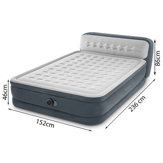 Matrac ágy 236x152cm pumpával 2 személy részére DELUXE 64448ND