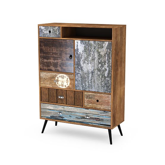 MEZO KM4 többszínű komód (2p=1db)