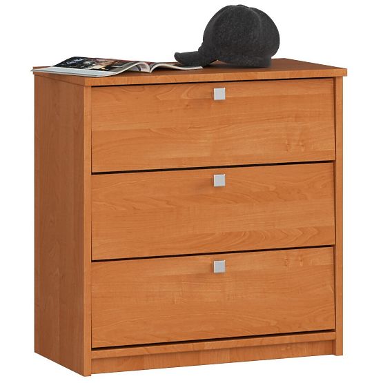 MINI cipőtartó 3 lenyíló ajtóval 60 cm - éger