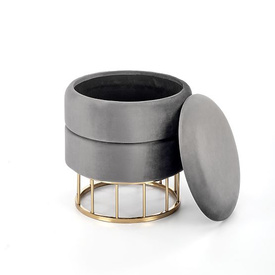 MINTY szürke/arany puff (1p=1db)