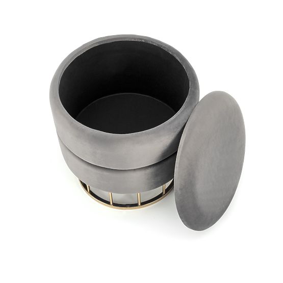 MINTY szürke/arany puff (1p=1db)