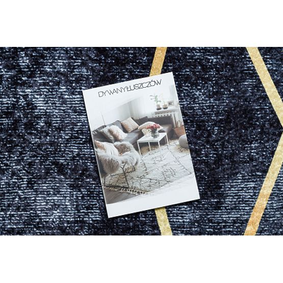 MIRO 51233.810 mosó szőnyeg Geometrikus csúszásmentes - sötétszürke