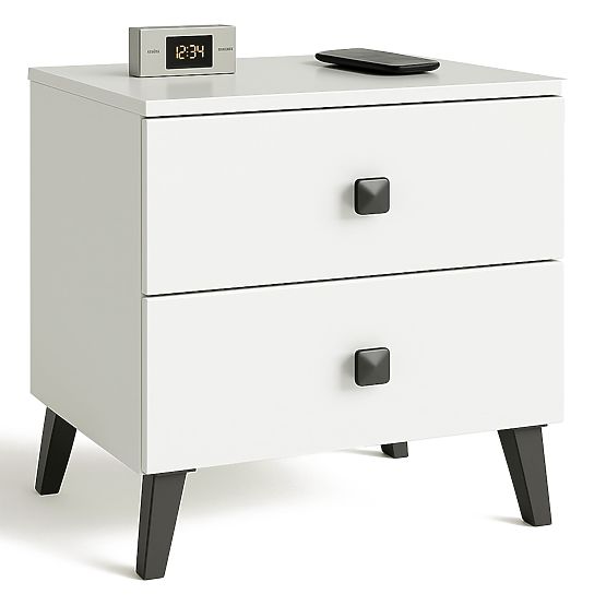 MOBI K-02 FEKETE FEHÉR KOMÓD