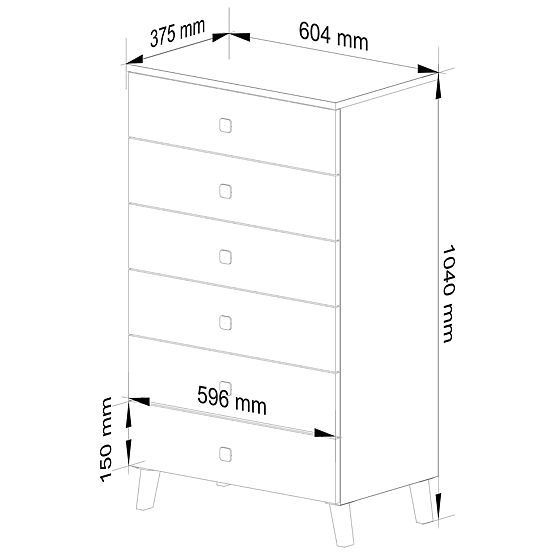 MOBI K-06 KOMÓD KASMÍR ARANY