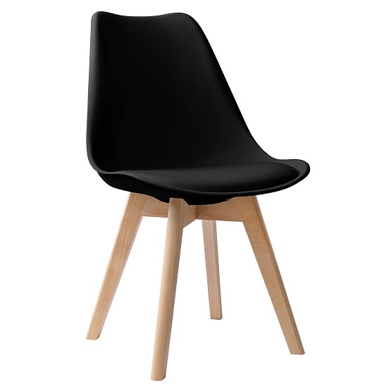 Modern Nantes DSW szék fekete
