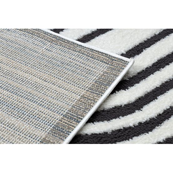 Modern szőnyeg MODE 8597 geometriai krém / fekete