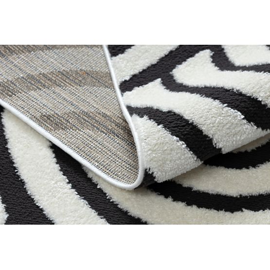 Modern szőnyeg MODE 8629 kagyló krém / fekete