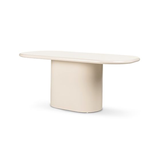 Modesto étkezőasztal 180 cm, világos bézs, fényes