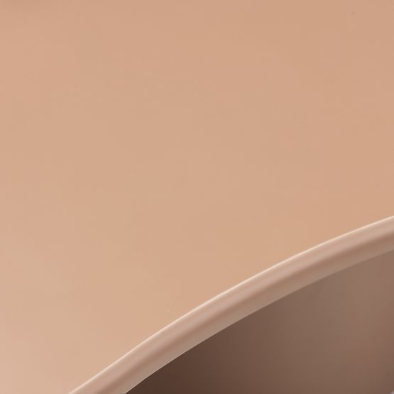 Monaco dohányzóasztal fahéjszínű, matt, lekerekített formák