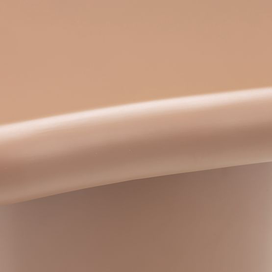 Monaco oldalsó asztal fahéj színű, matt, lekerekített formák