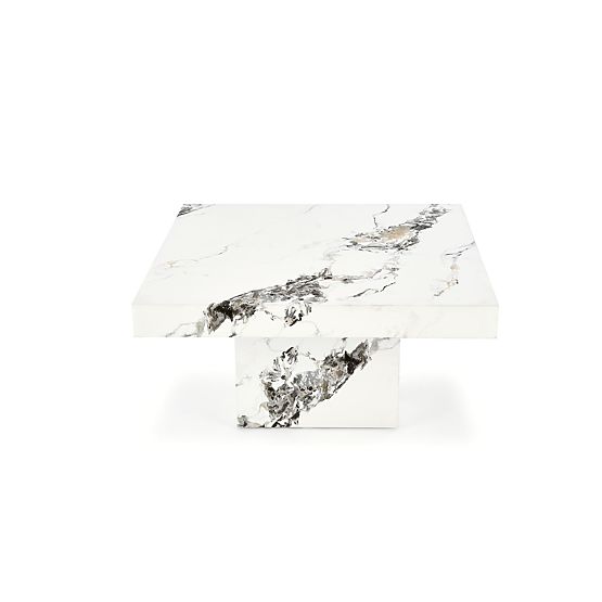 MONOLIT fehér márvány dohányzóasztal (2p=1db)