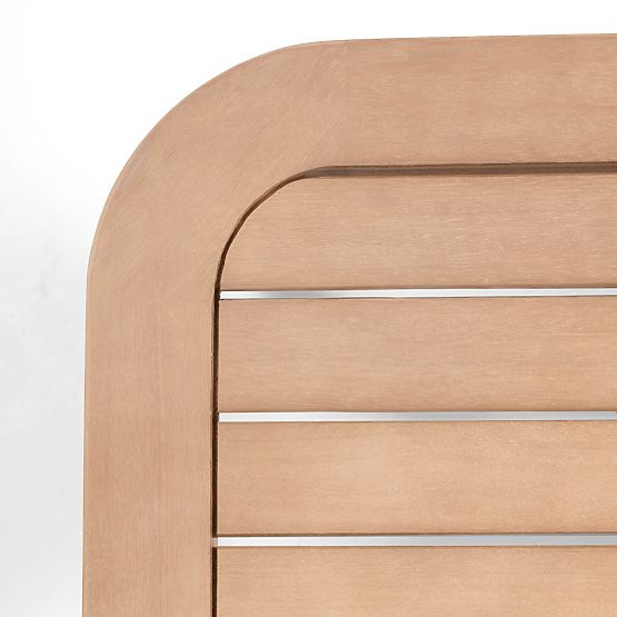 Mortlake kerti sarokkanapé asztallal, FSC eukaliptusz fa, teak megjelenés, világos bézs/sz