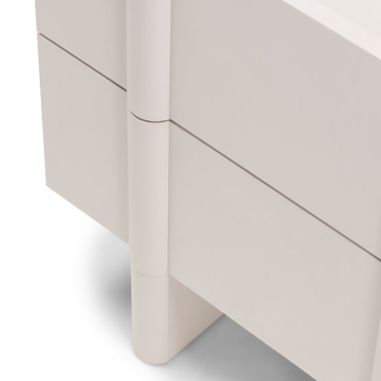 Moss éjjeliszekrény kasmír, lekerekített