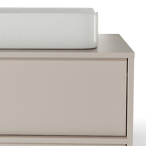 Mossy mosdó alatti szekrény, 80 cm, kasmír