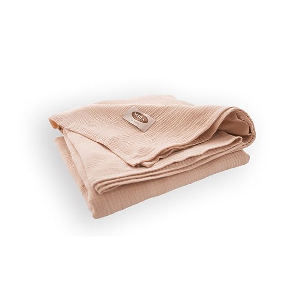 Muszlin ágytakaró 210x240 bézs