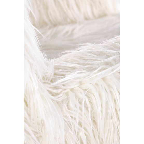 Műszőrme hintaszék AUSTIN - krém