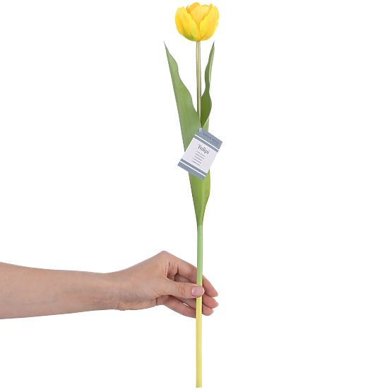 Művirág TULIPI sárga szín modern stílus ameliahome