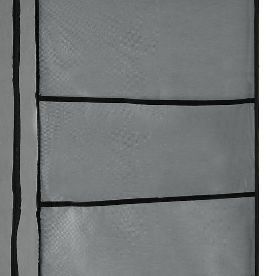 Nagy textil szekrény polcokkal ruhák és cipők számára