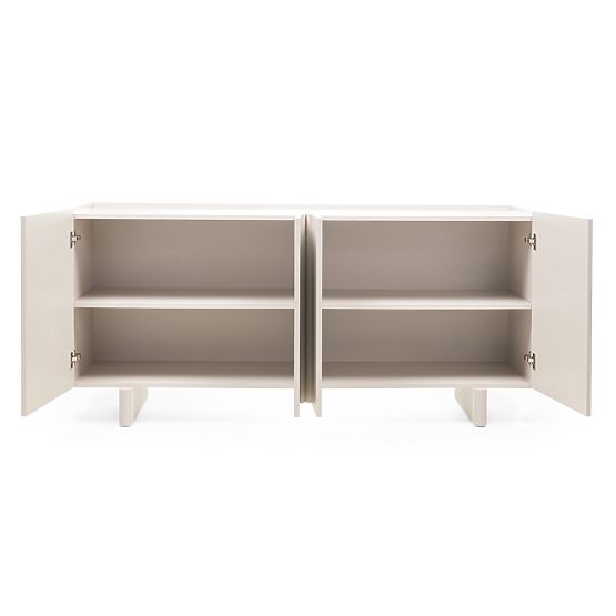 Négyrészes Moss kasmír komód, lekerekített